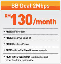 Streamyx Blockbuster Deal 2Mbps