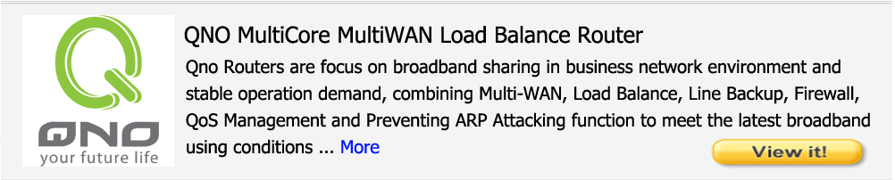 QNO MultiCore MultiWAN Load Balance Router